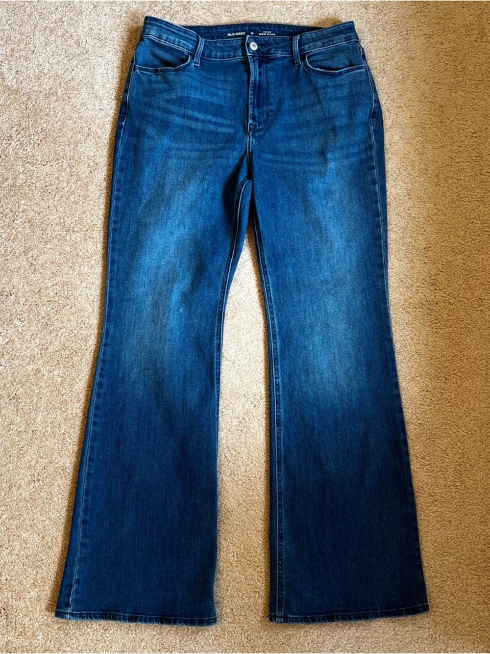 Old Navy High Rise WOW Flare Jeans, Size 10